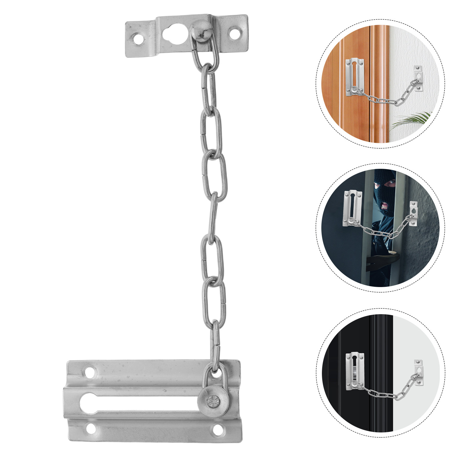 Security Chain Door - Heavy Duty Stainless Steel Anti-Theft Door