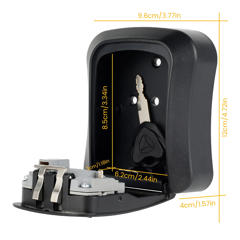 Lockbox Key Secure - Wall Mount Key Storage Secret Box