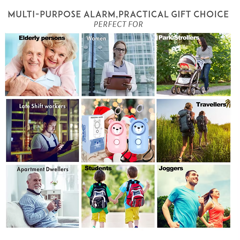 130dB Loud Self Defense Alarm  - Personal Alarm Keychain บทวิจารณ์และราคา