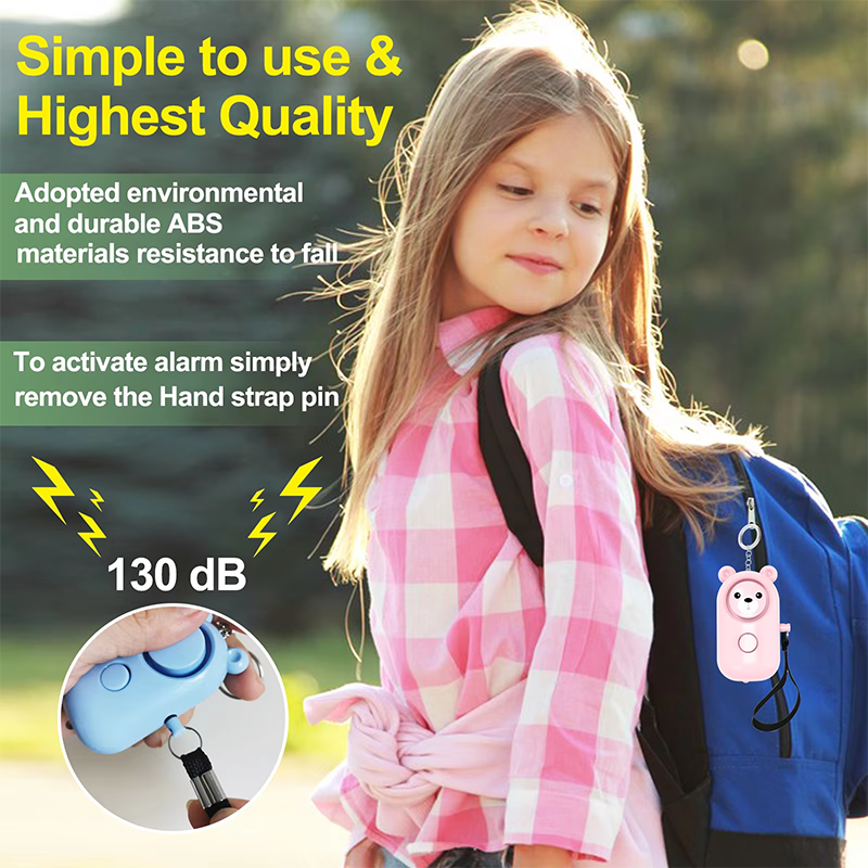 130dB Loud Self Defense Alarm  - Personal Alarm Keychain บทวิจารณ์และราคา