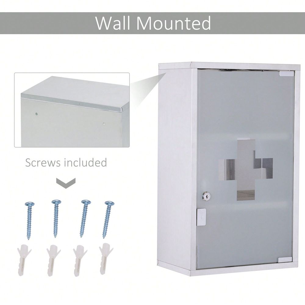 Wall Medicine Cabinet With Loc - Medicine Cabinet Lock บทวิจารณ์และราคา