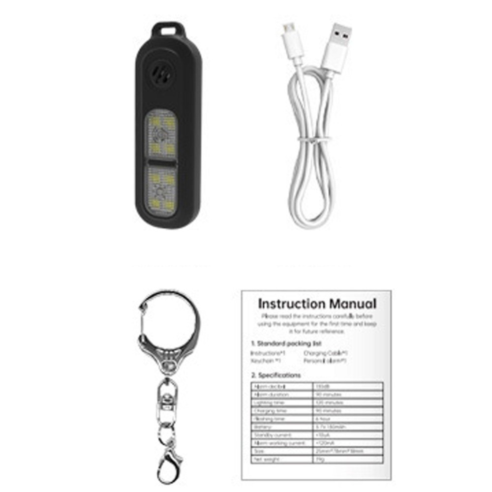 Hollarm Rechargeable Keychain  - Personal Alarm Keychain บทวิจารณ์และราคา