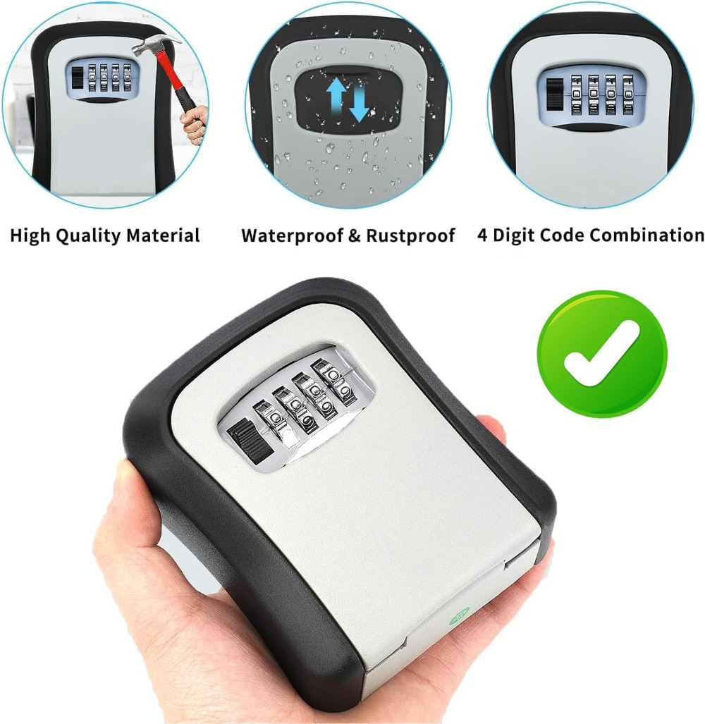 Key Safe Wall Mounted Waterpro - Lockbox Key Secure บทวิจารณ์และราคา