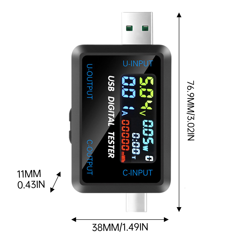 USB Tester 10 in 1 DC Digital  - Co Detector Plug บทวิจารณ์และราคา