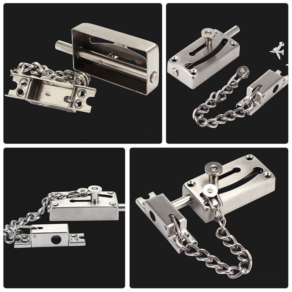 Safety Door Chain Lock Thicken - Security Chain Door บทวิจารณ์และราคา