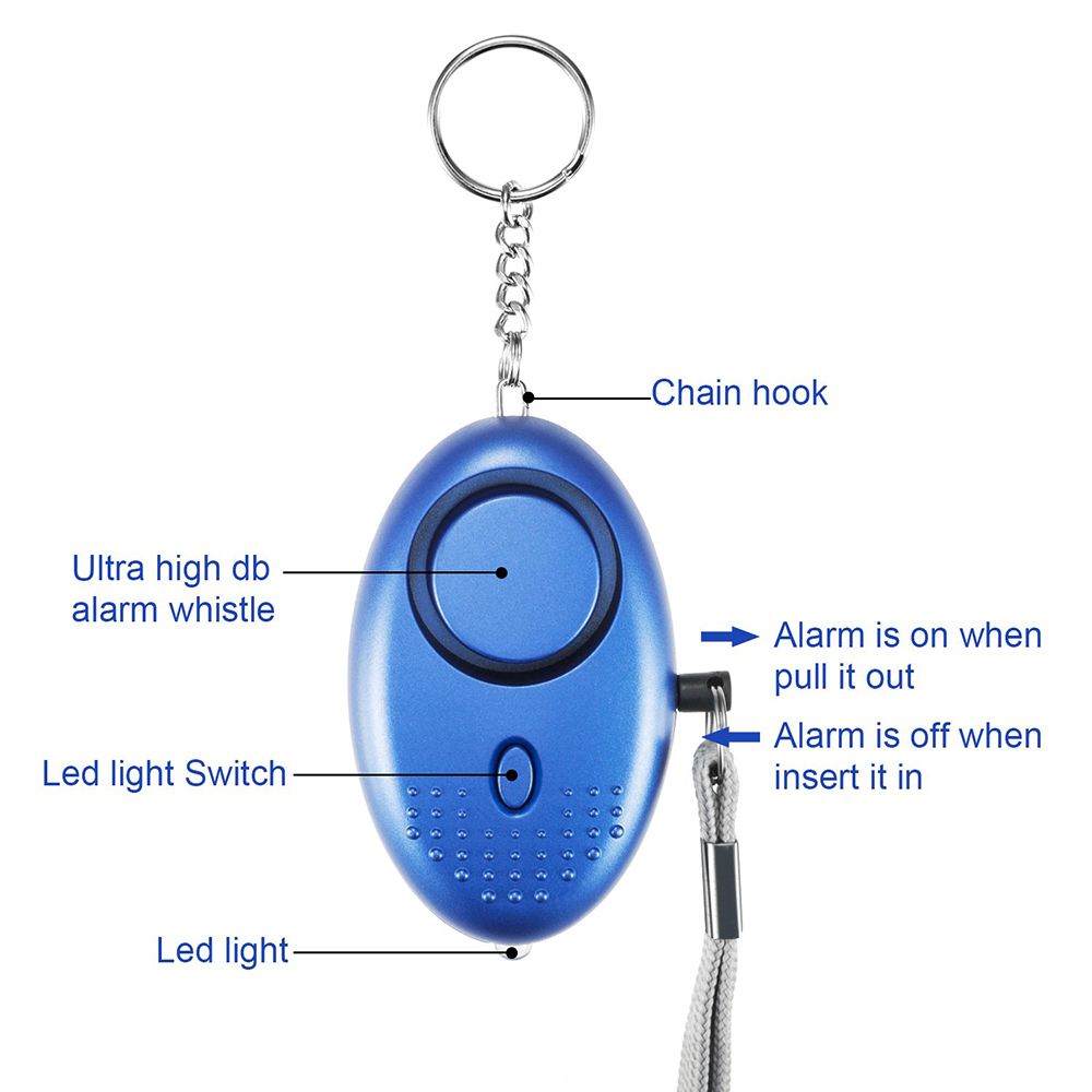 130DB Siren Song LED Portable  - Personal Alarm Keychain บทวิจารณ์และราคา
