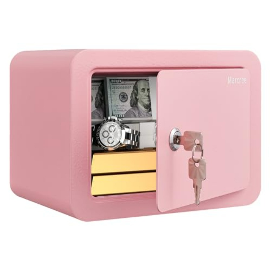 0.23 Cubic Small Safe Box for  - Lockbox Key Secure บทวิจารณ์และราคา