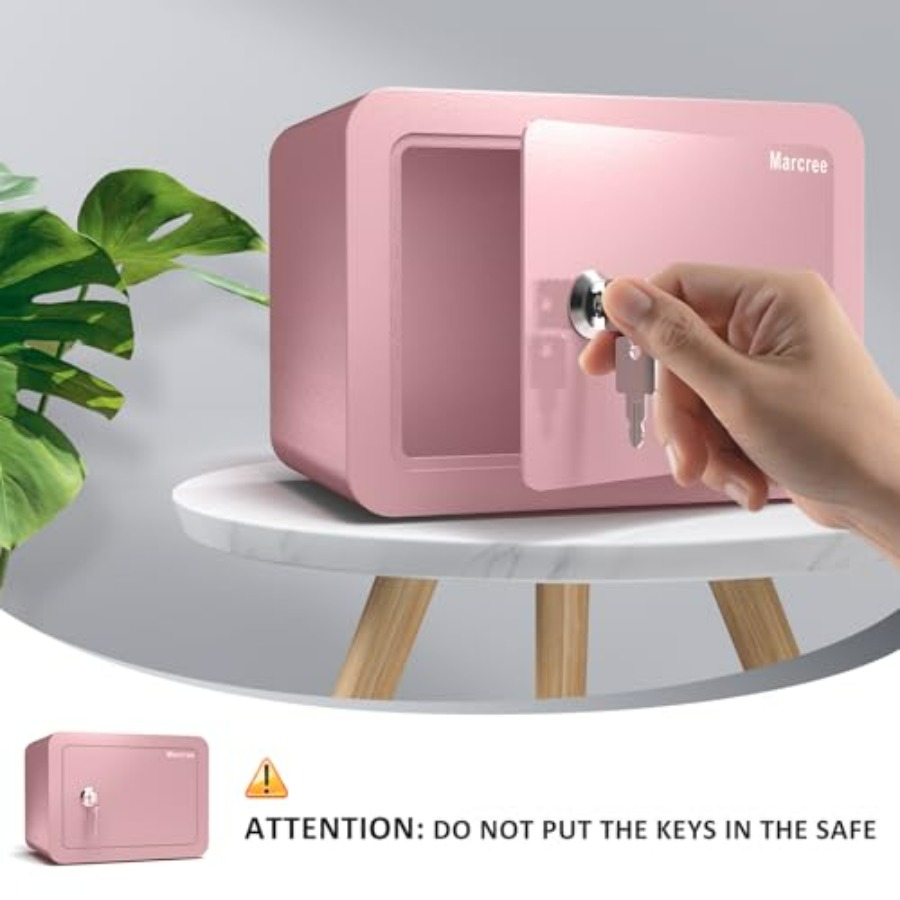 0.23 Cubic Small Safe Box for  - Lockbox Key Secure บทวิจารณ์และราคา