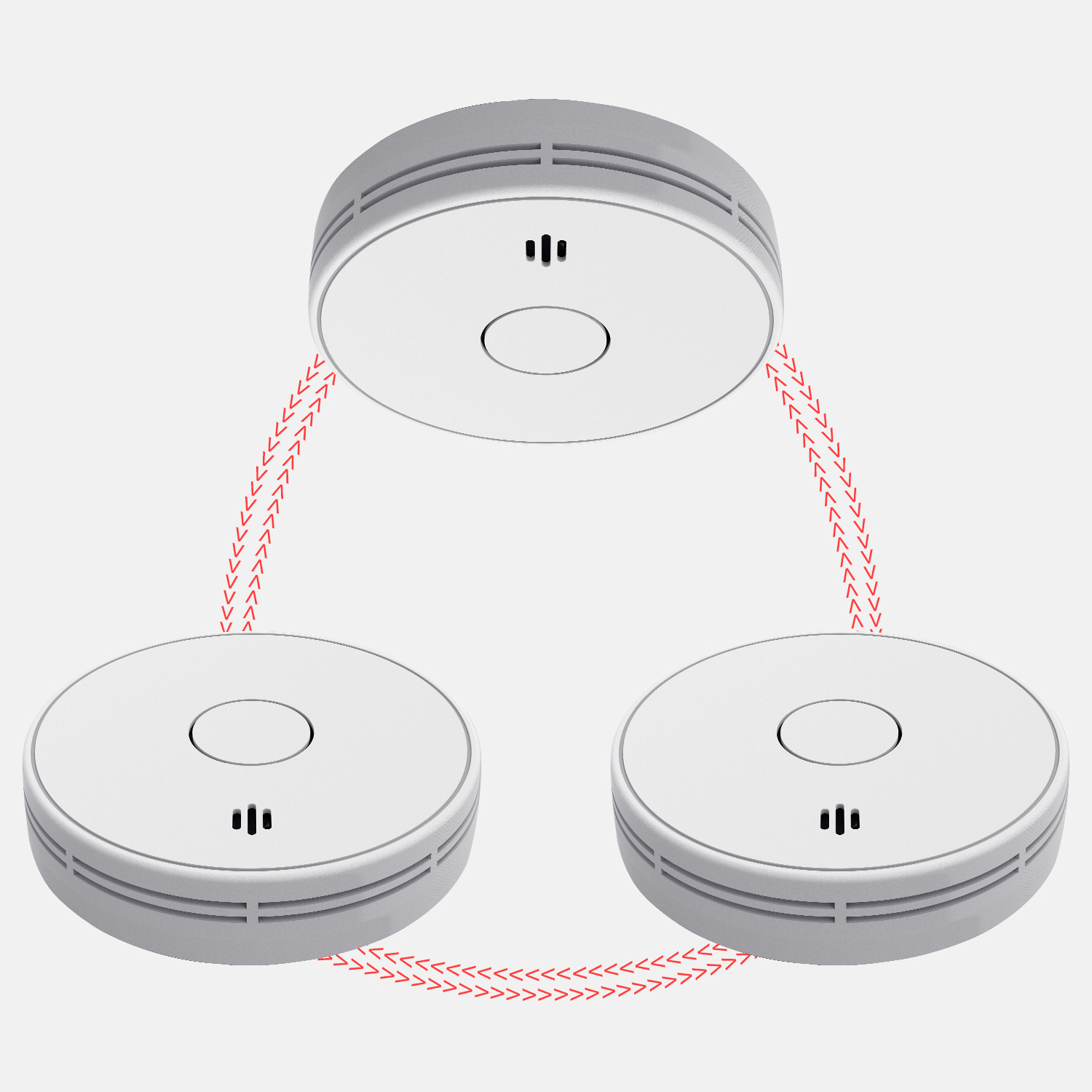 Wireless Interlinked Smoke Ala - Smoke Detector Interconnected บทวิจารณ์และราคา