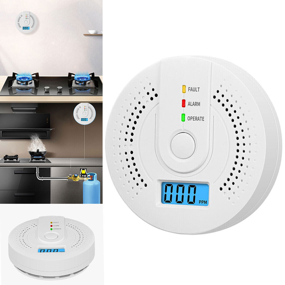 Carbon Monoxide Detector CO Ga - Smoke Detector Interconnected บทวิจารณ์และราคา