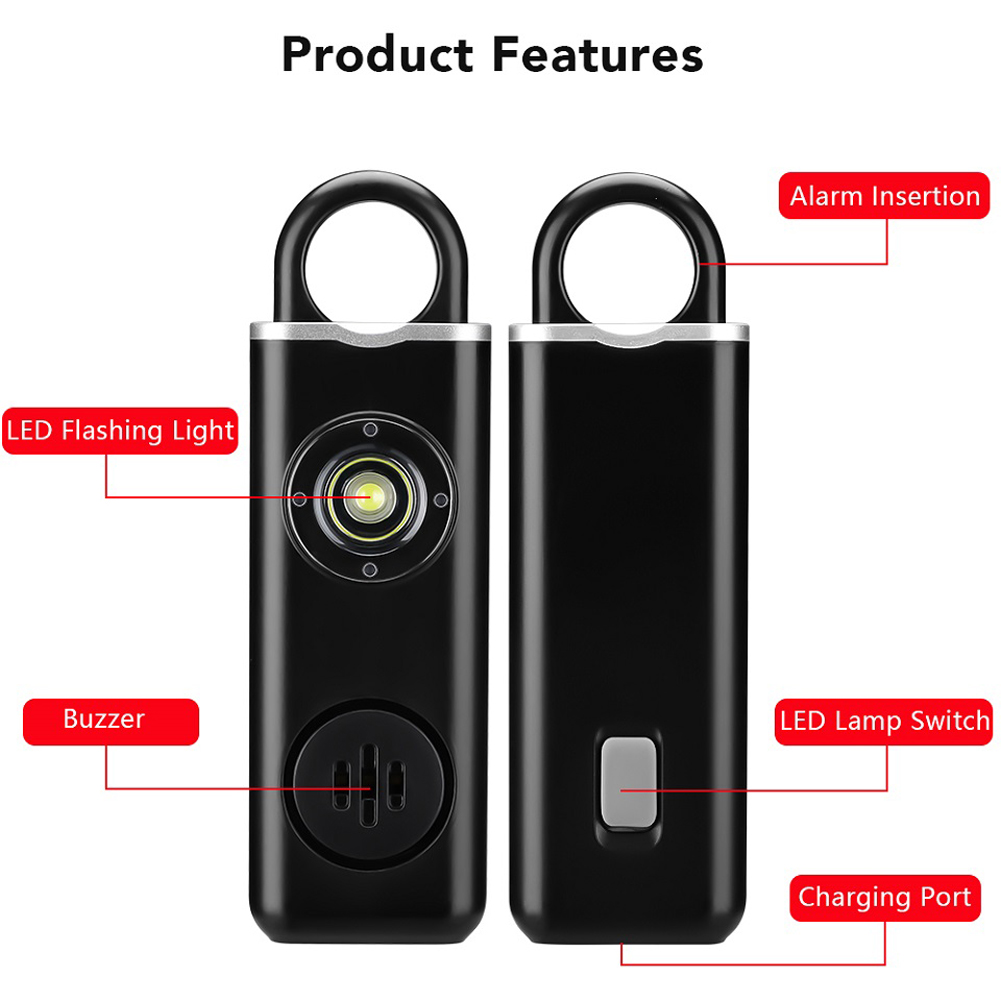 Anti-wolf Alert 130dB Loud Sel - Personal Alarm Keychain บทวิจารณ์และราคา