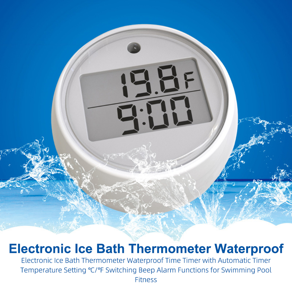 1PC Ice Bath Thermometer with  - Pool Alarm Float บทวิจารณ์และราคา