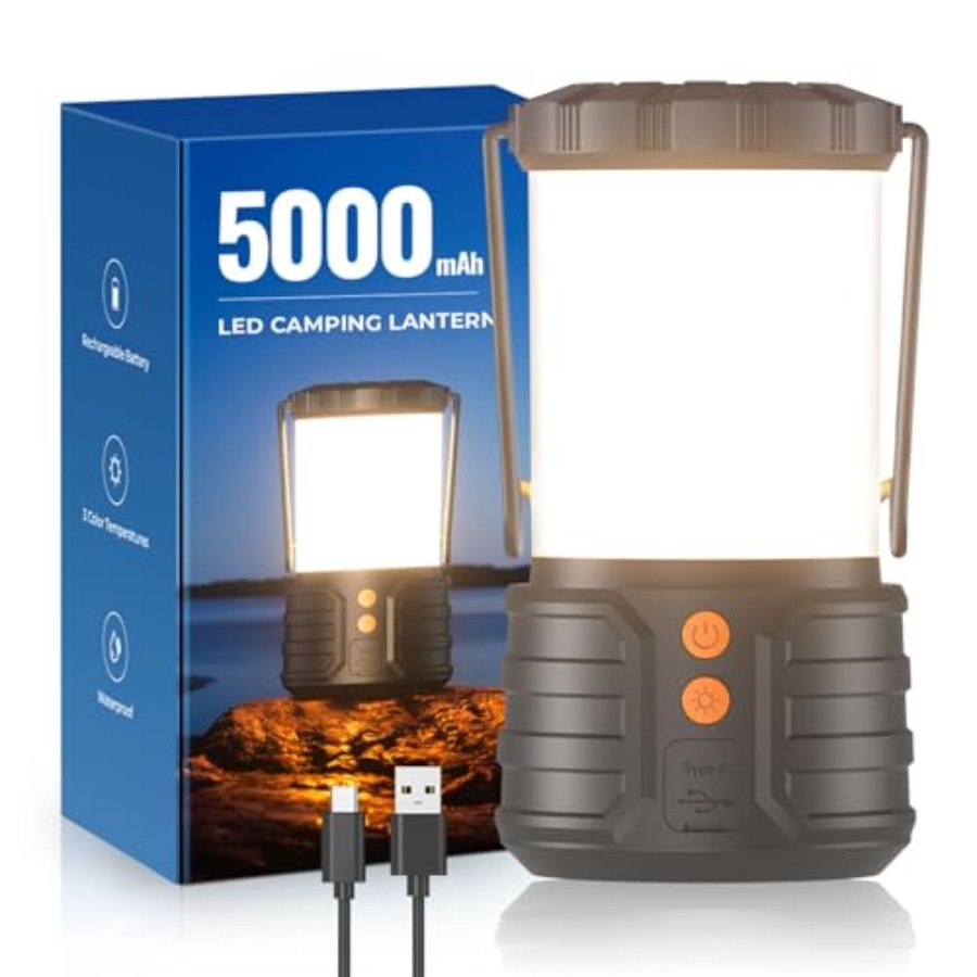 Camping Lantern, 5000mAh Recha - Power Outage Light บทวิจารณ์และราคา