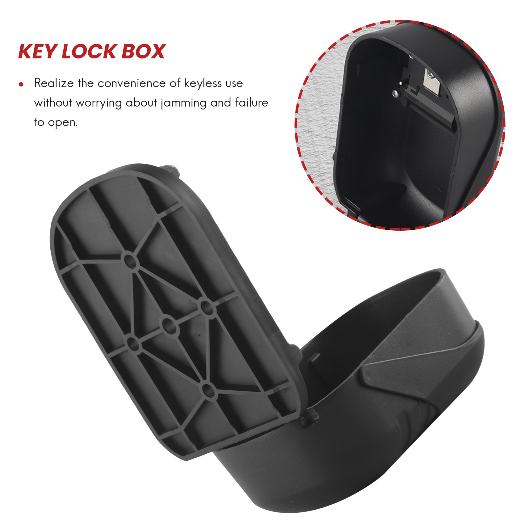 B27B Key Lock Box Wall Mount 4 - Lockbox Key Secure บทวิจารณ์และราคา