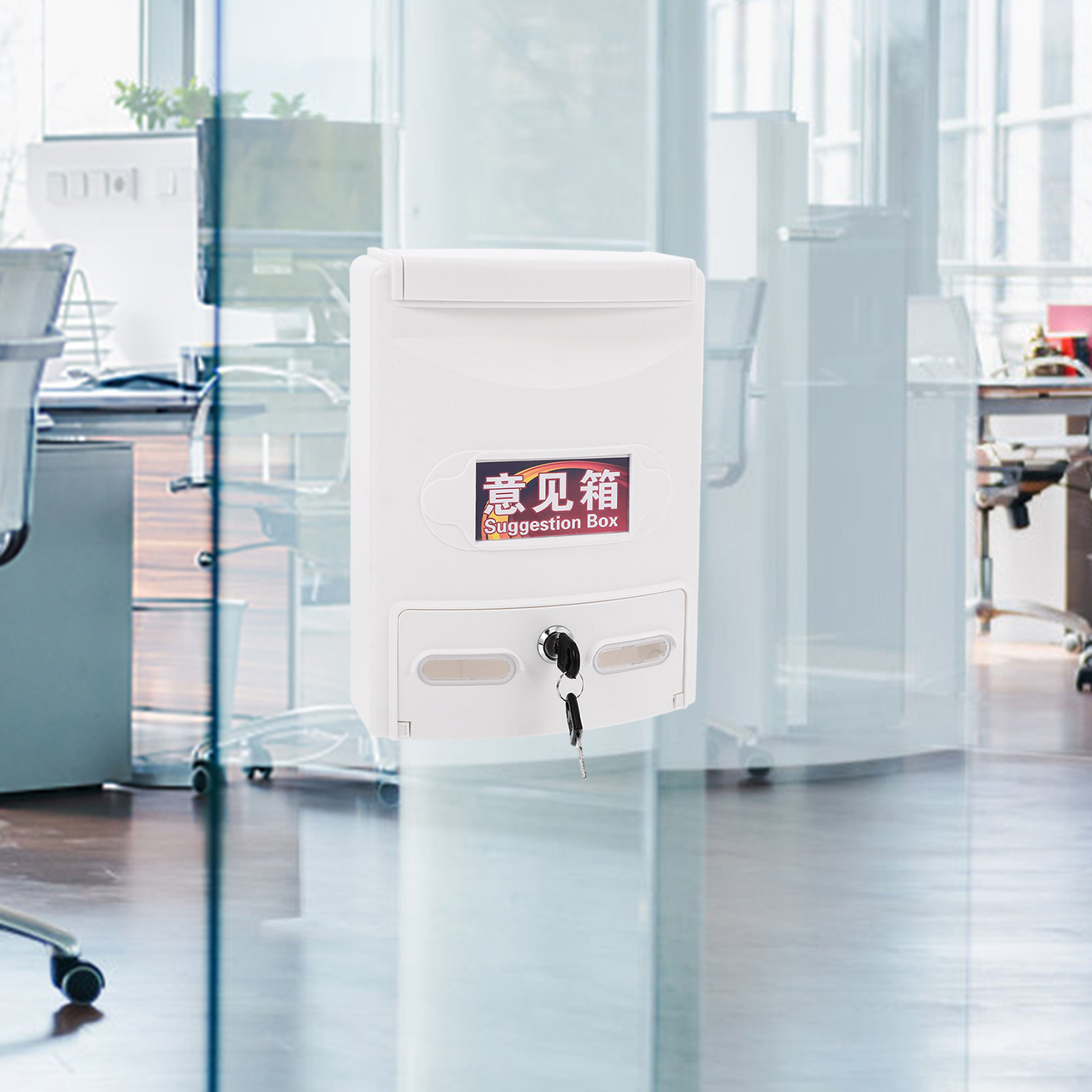 Ballot Box with Lock and Mount - Lockbox Key Secure บทวิจารณ์และราคา