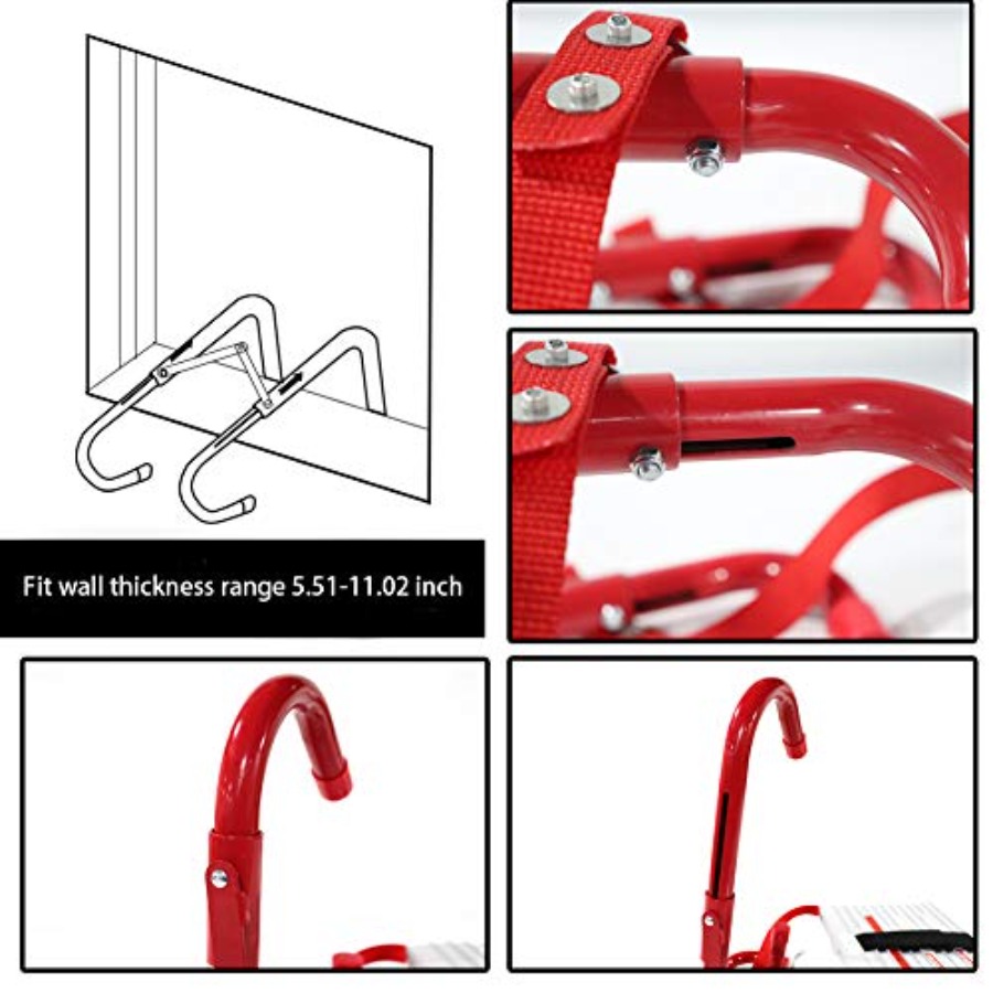 Portable Fire Ladder 2 Story E - Fire Escape Ladder บทวิจารณ์และราคา