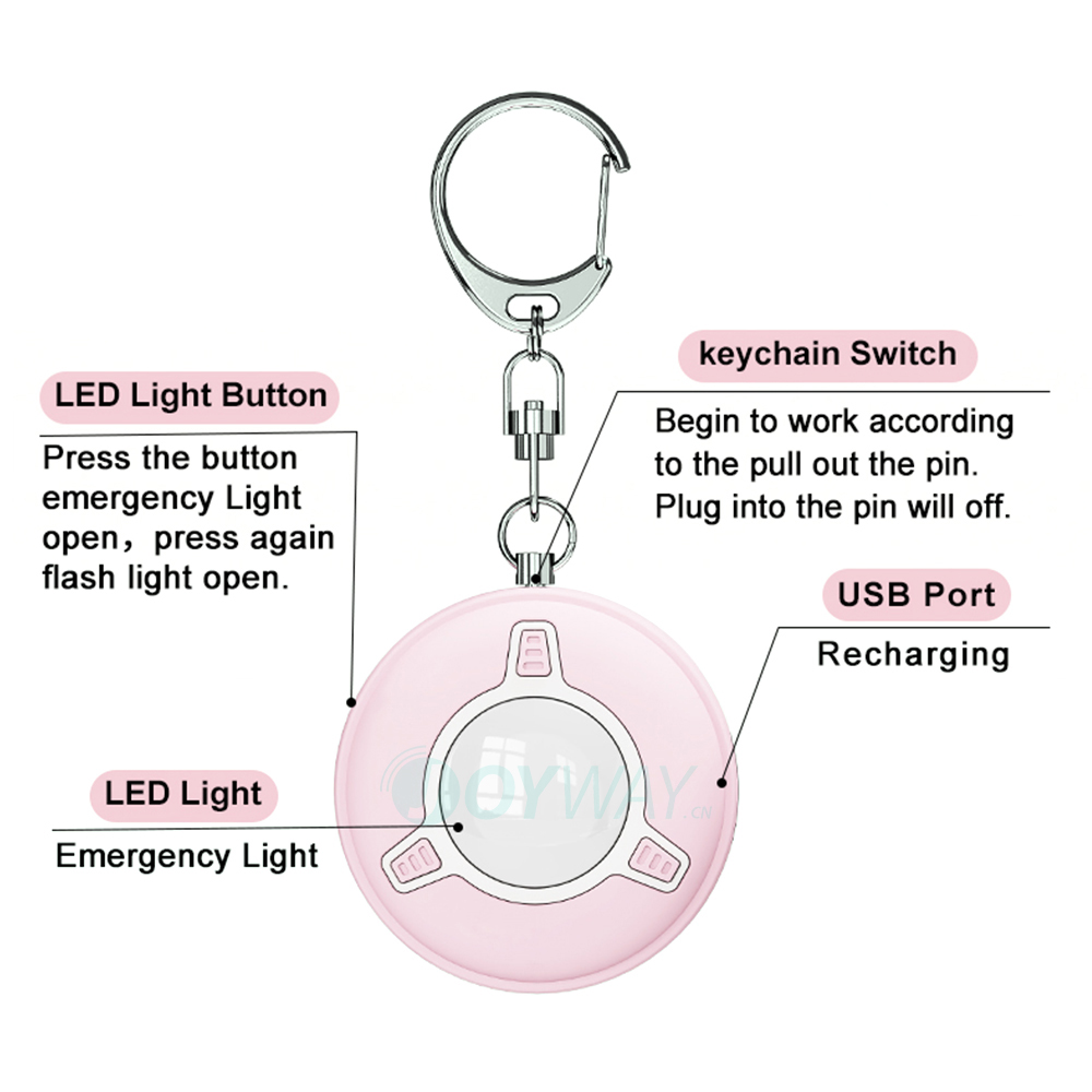 JOYWAY New Personal 130dB Sire - Personal Alarm Keychain บทวิจารณ์และราคา
