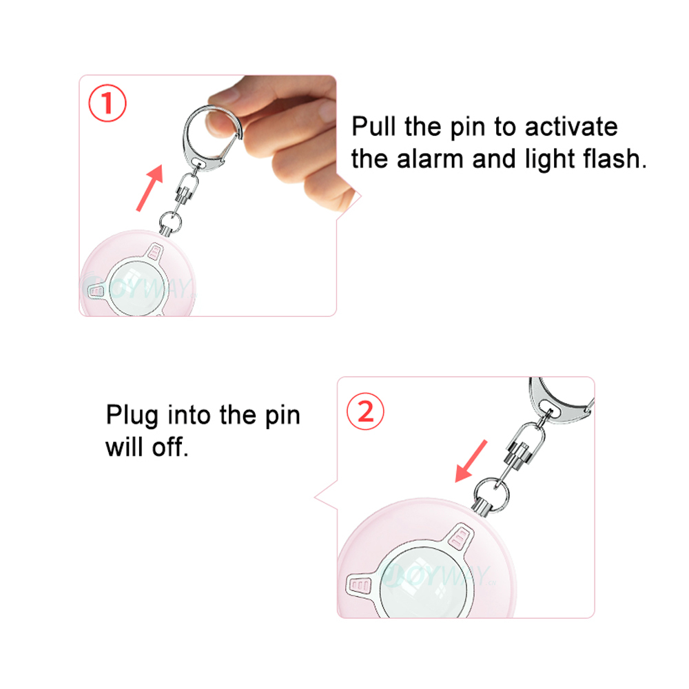 JOYWAY New Personal 130dB Sire - Personal Alarm Keychain บทวิจารณ์และราคา