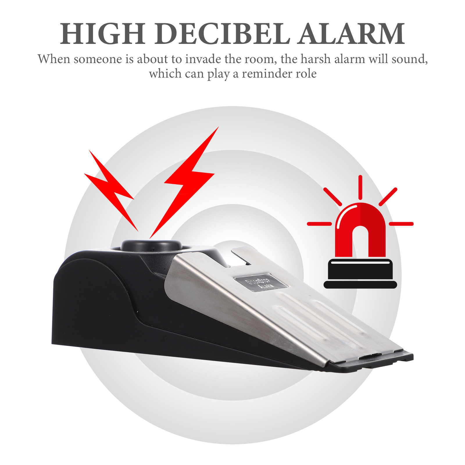 Anti Theft Door Stopper with A - Door Stop Alarm บทวิจารณ์และราคา