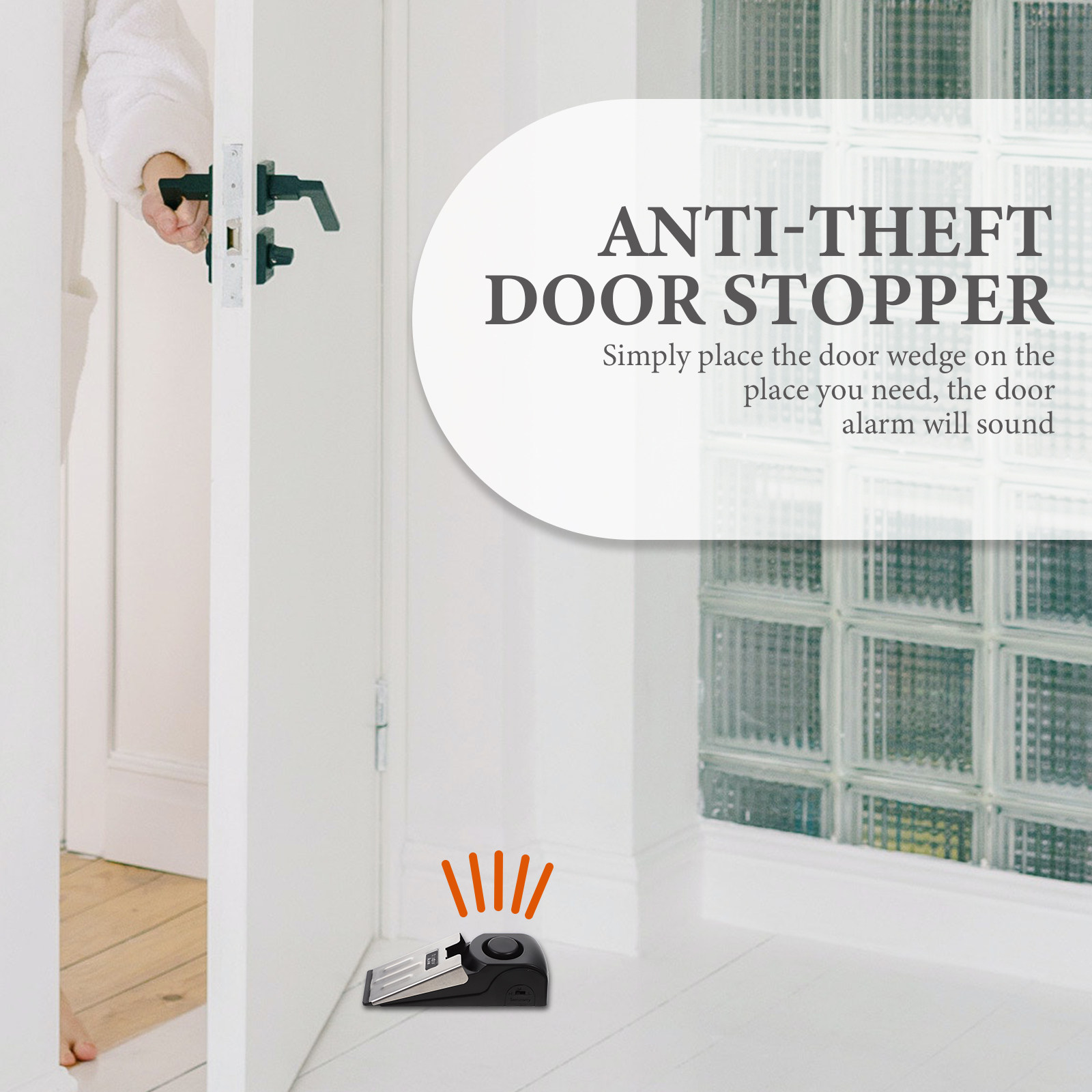 Anti Theft Door Stopper with A - Door Stop Alarm บทวิจารณ์และราคา