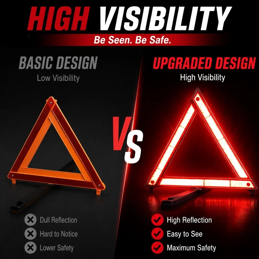 Car Tripod Folded Stop Sign Re - Emergency Exit Sign บทวิจารณ์และราคา