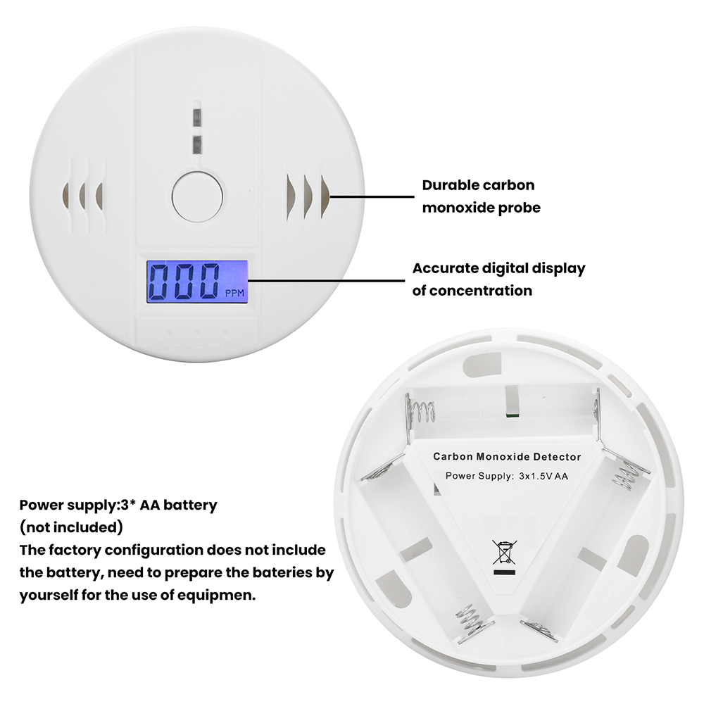 Carbon Monoxide Detector House - Smoke Detector Interconnected บทวิจารณ์และราคา