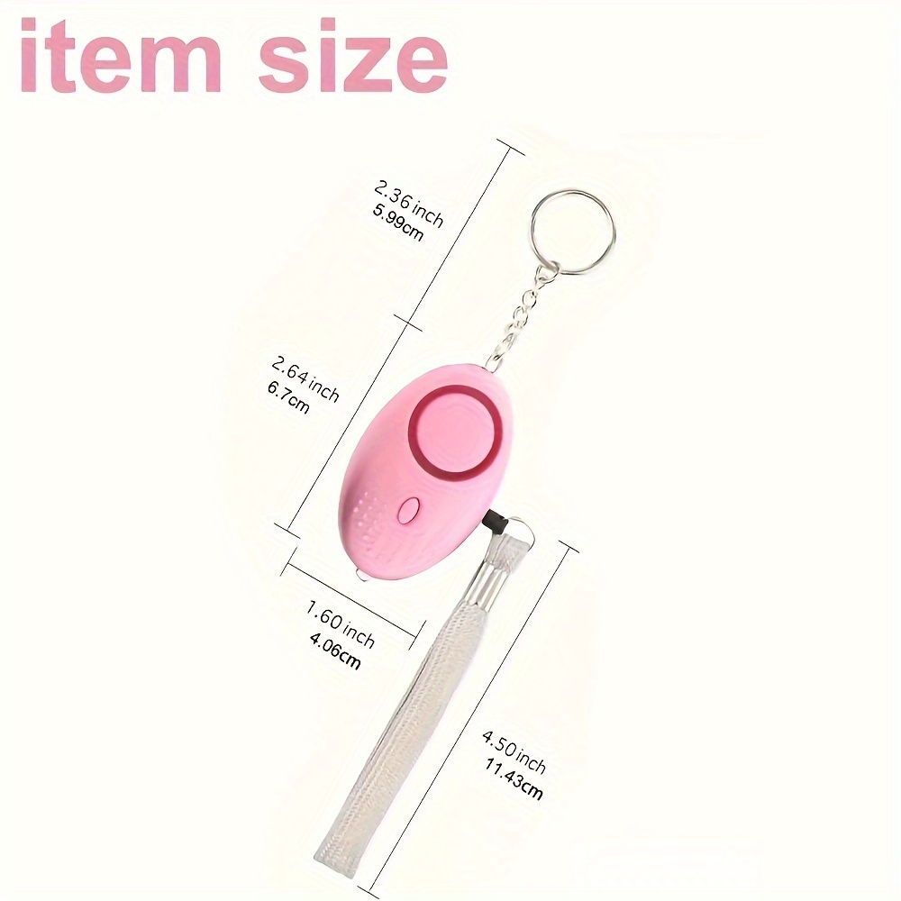 130dB Personal Safety Alarm wi - Personal Alarm Keychain บทวิจารณ์และราคา