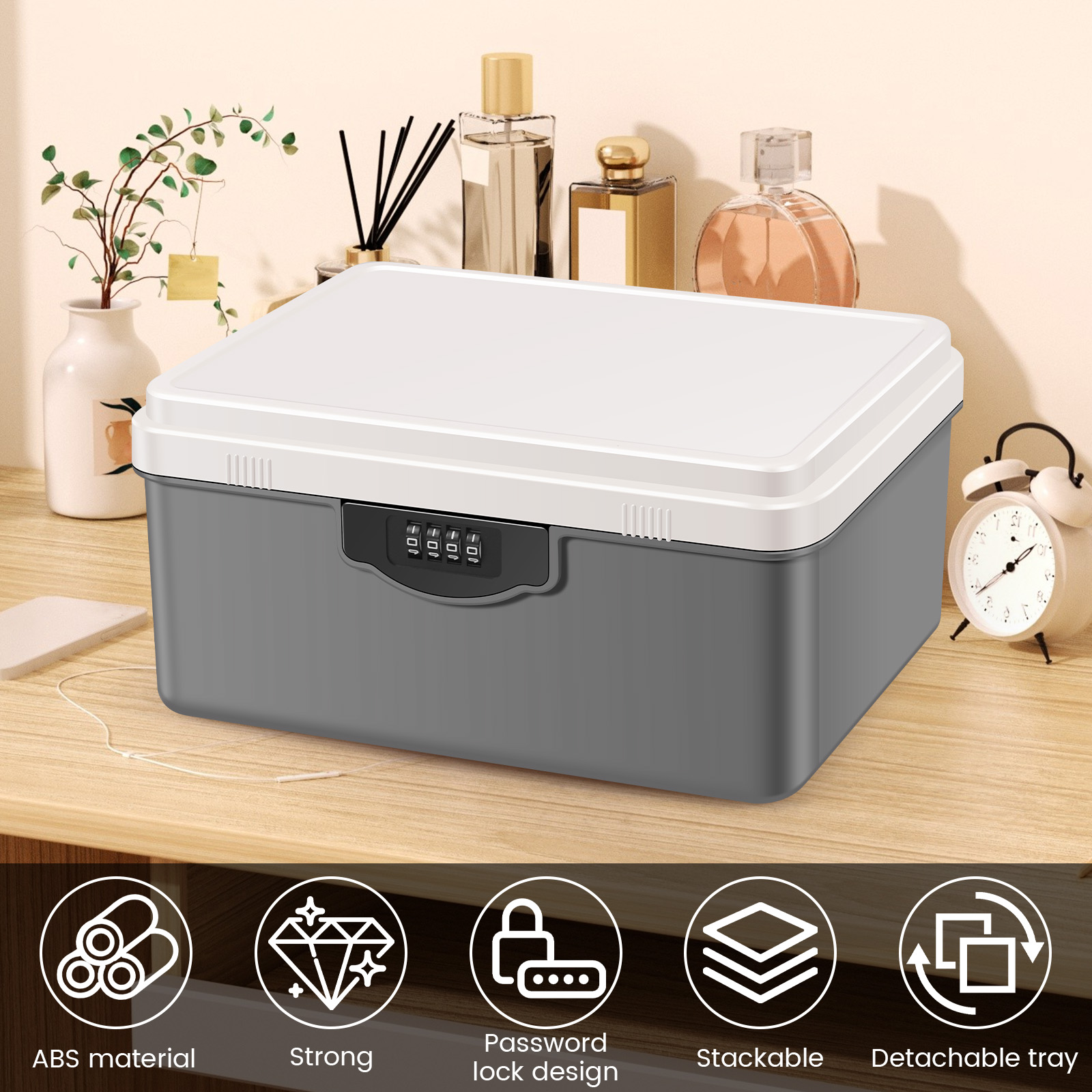 Digital Password Lock Safe Box - Medicine Cabinet Lock บทวิจารณ์และราคา