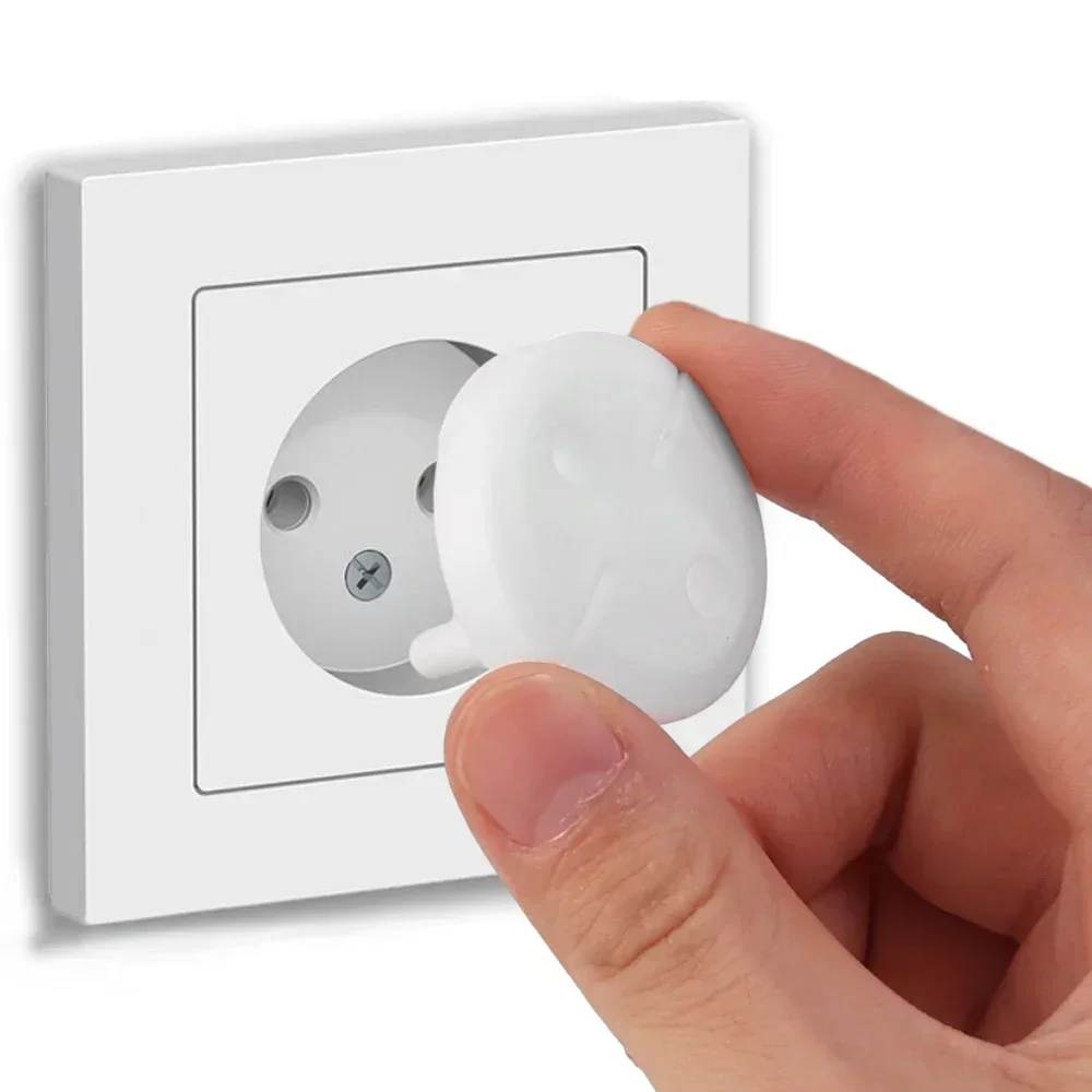 White Electrical Safety Socket - Outlet Cover Baby บทวิจารณ์และราคา