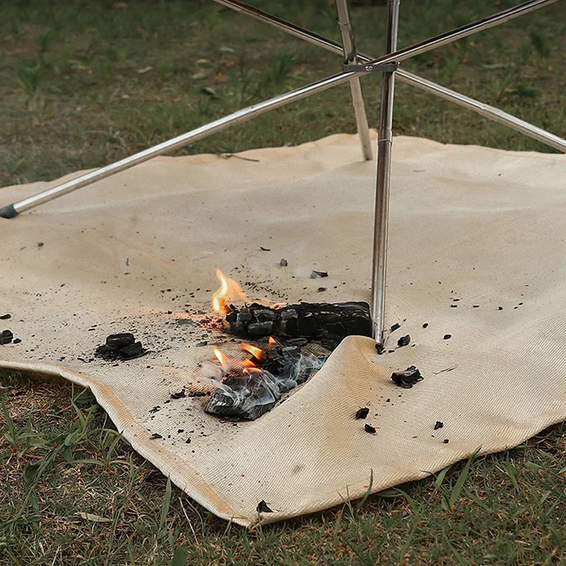 New Outdoor Camping Fireproof  - Fire Blanket Kitchen บทวิจารณ์และราคา