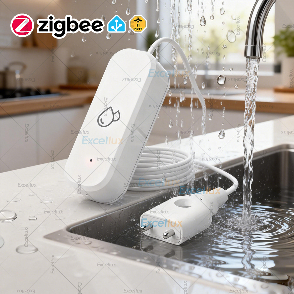 Zigbee Smart Water Leak Sensor - Water Alarm Sensor บทวิจารณ์และราคา