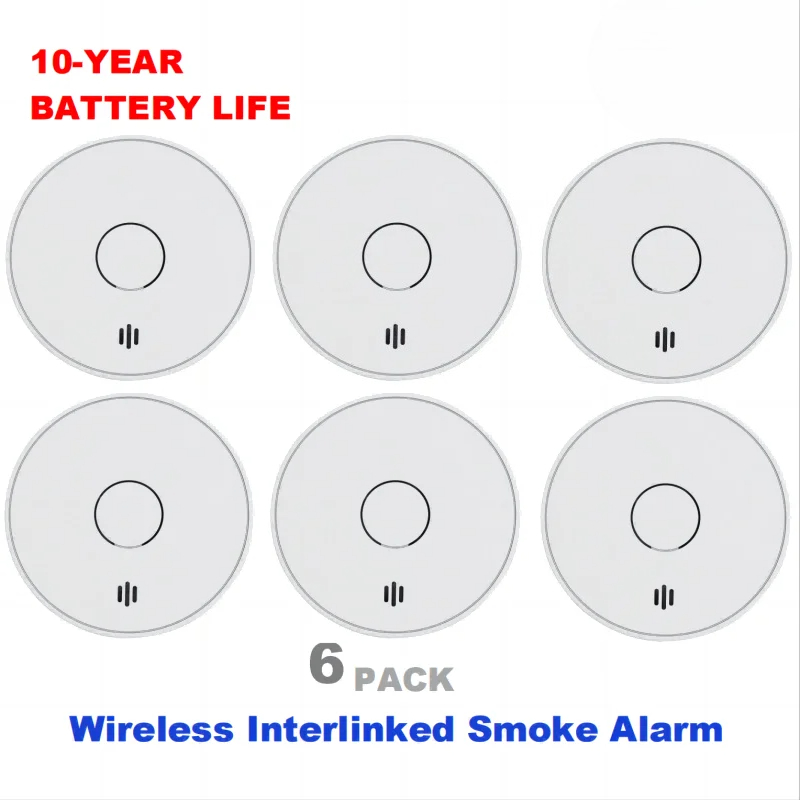 Wireless Interlinked Smoke Ala - Smoke Detector Interconnected บทวิจารณ์และราคา