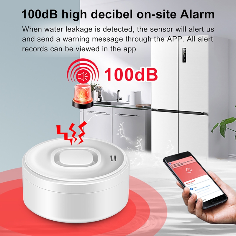 Smart WIFI Water Leak Detector - Water Alarm Sensor บทวิจารณ์และราคา