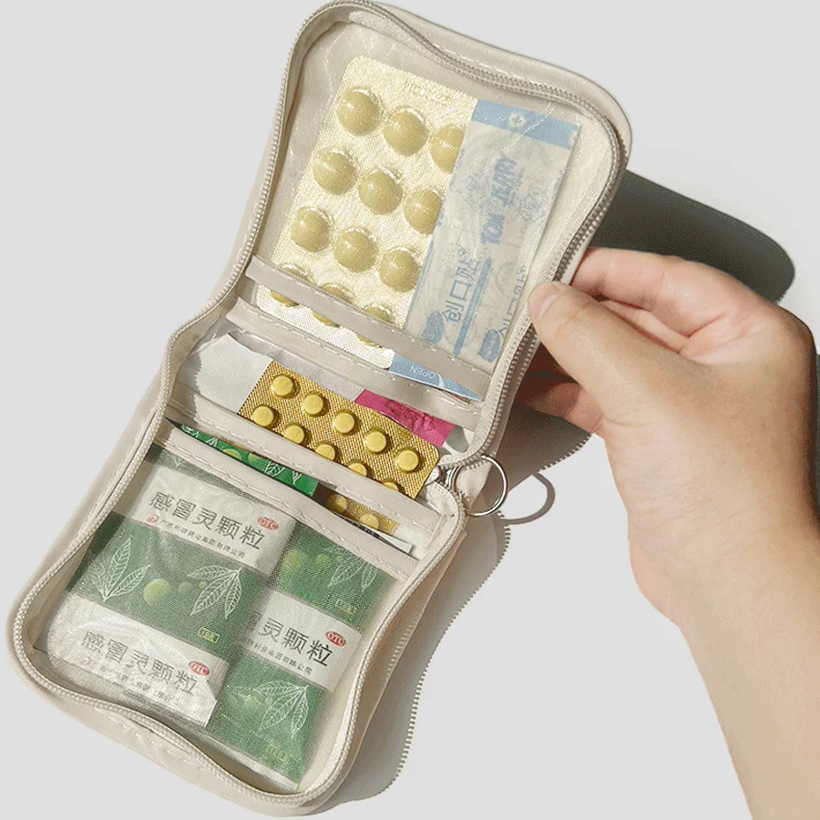 Zippered Pocket Medicine Bag O - First Aid Bag Kit บทวิจารณ์และราคา