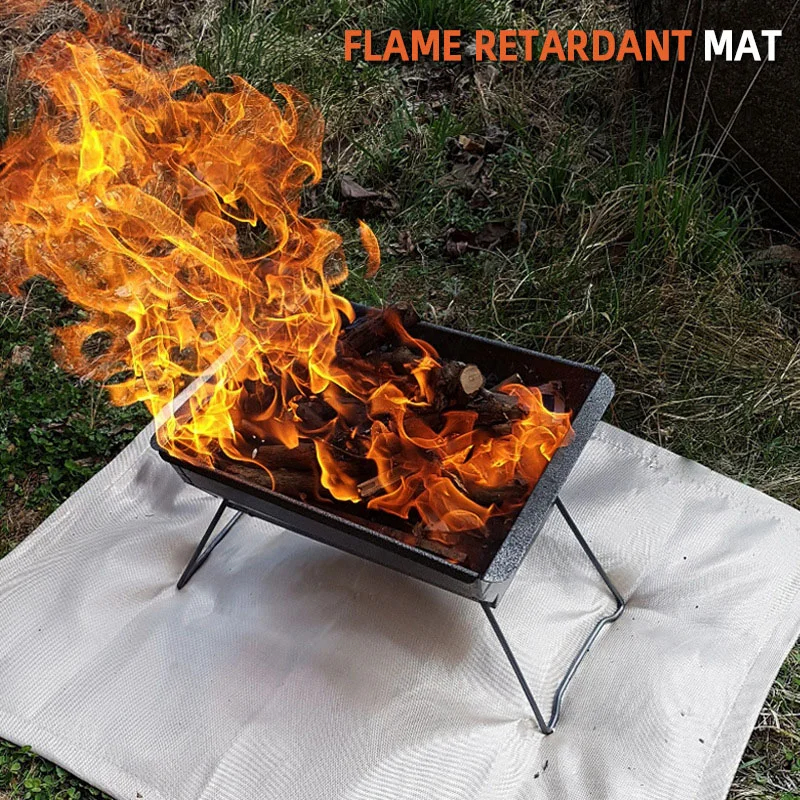 Outdoor Camping Fireproof Clot - Fire Blanket Kitchen บทวิจารณ์และราคา