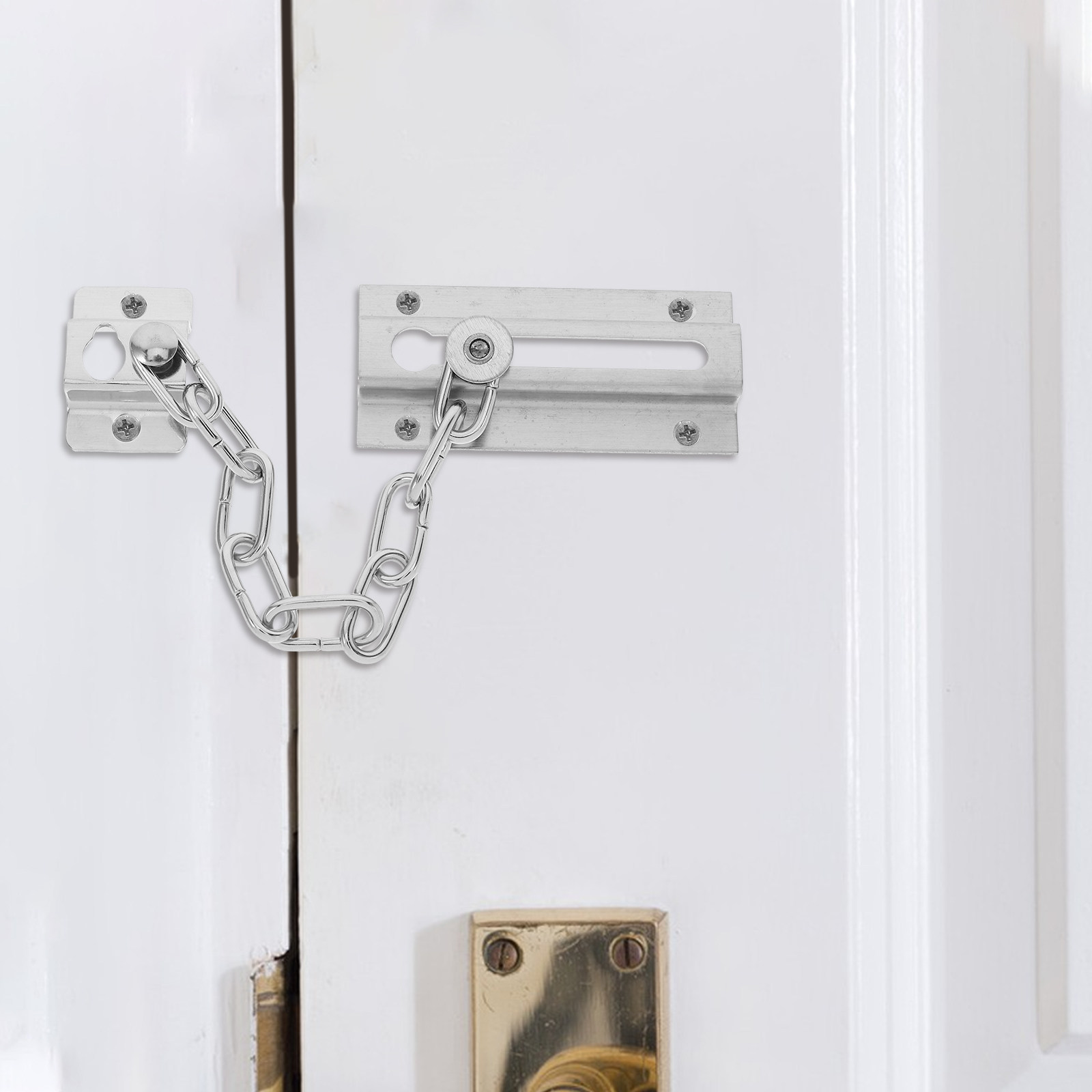 Stainless Steel Door Chain Loc - Security Chain Door บทวิจารณ์และราคา