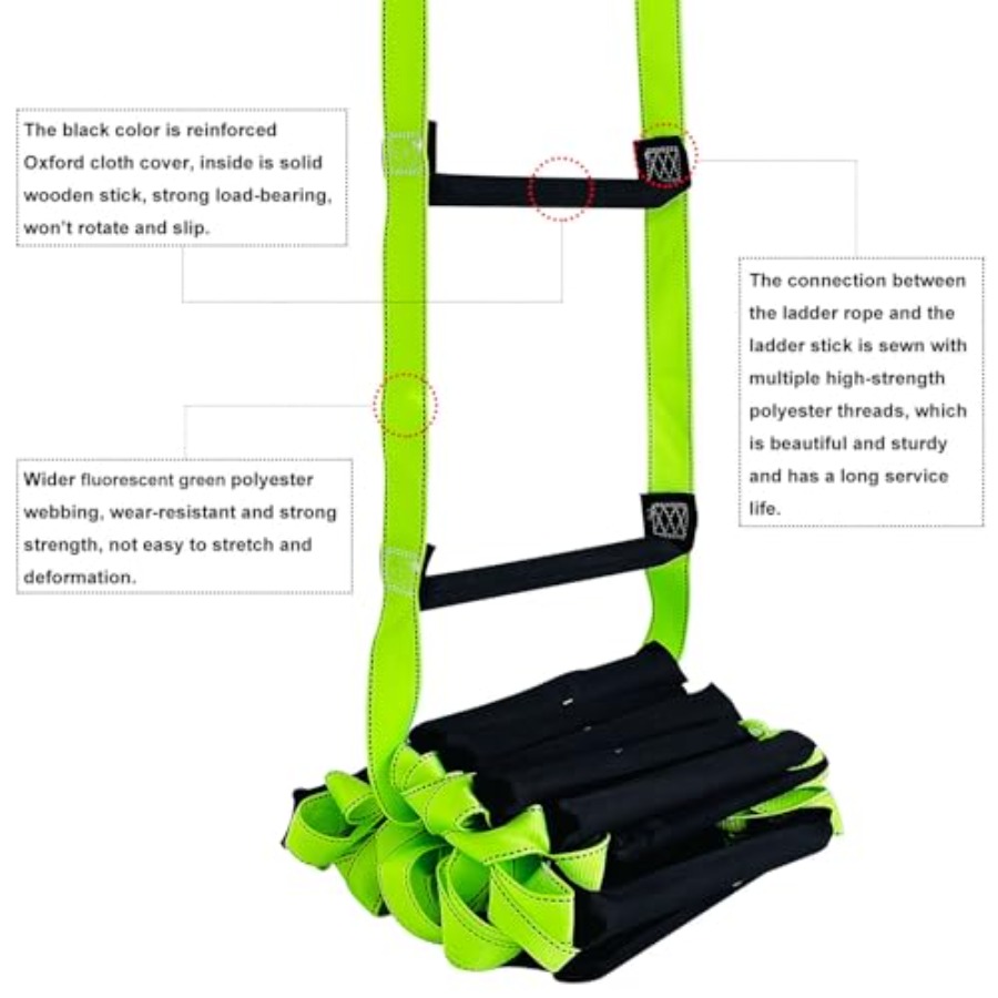 Fire Escape Ladder with 2 Heav - Fire Escape Ladder บทวิจารณ์และราคา
