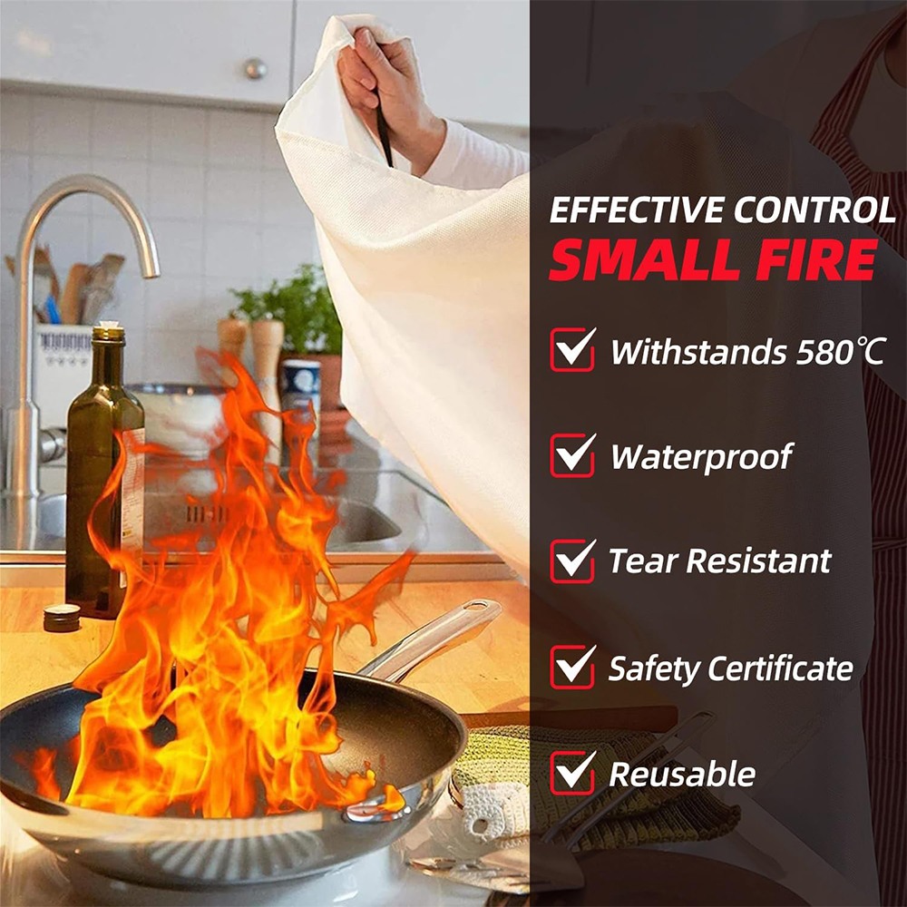 Emergency Fire Blanket for Hom - Fire Blanket Kitchen บทวิจารณ์และราคา