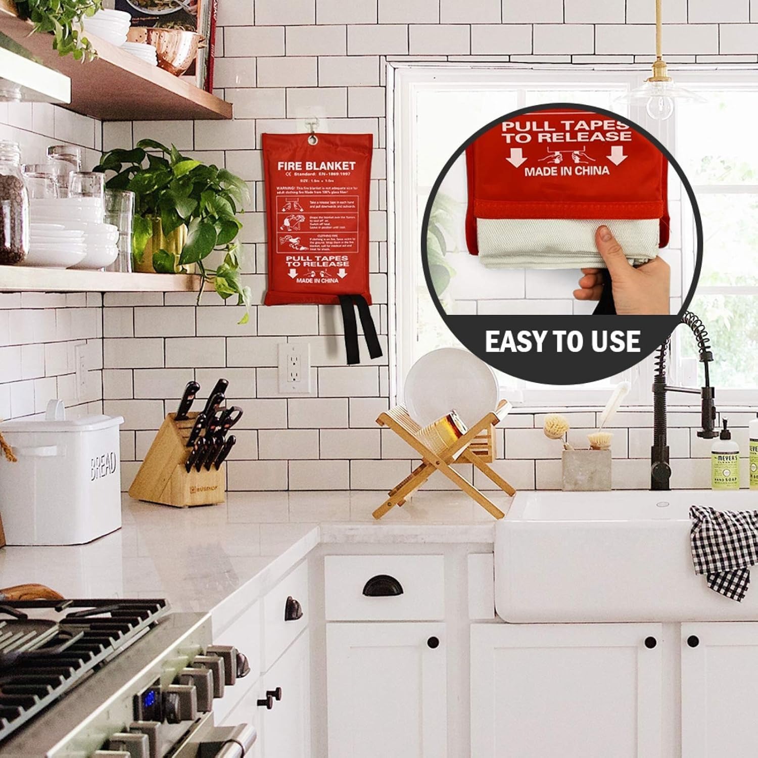 Emergency Fire Blanket for Hom - Fire Blanket Kitchen บทวิจารณ์และราคา