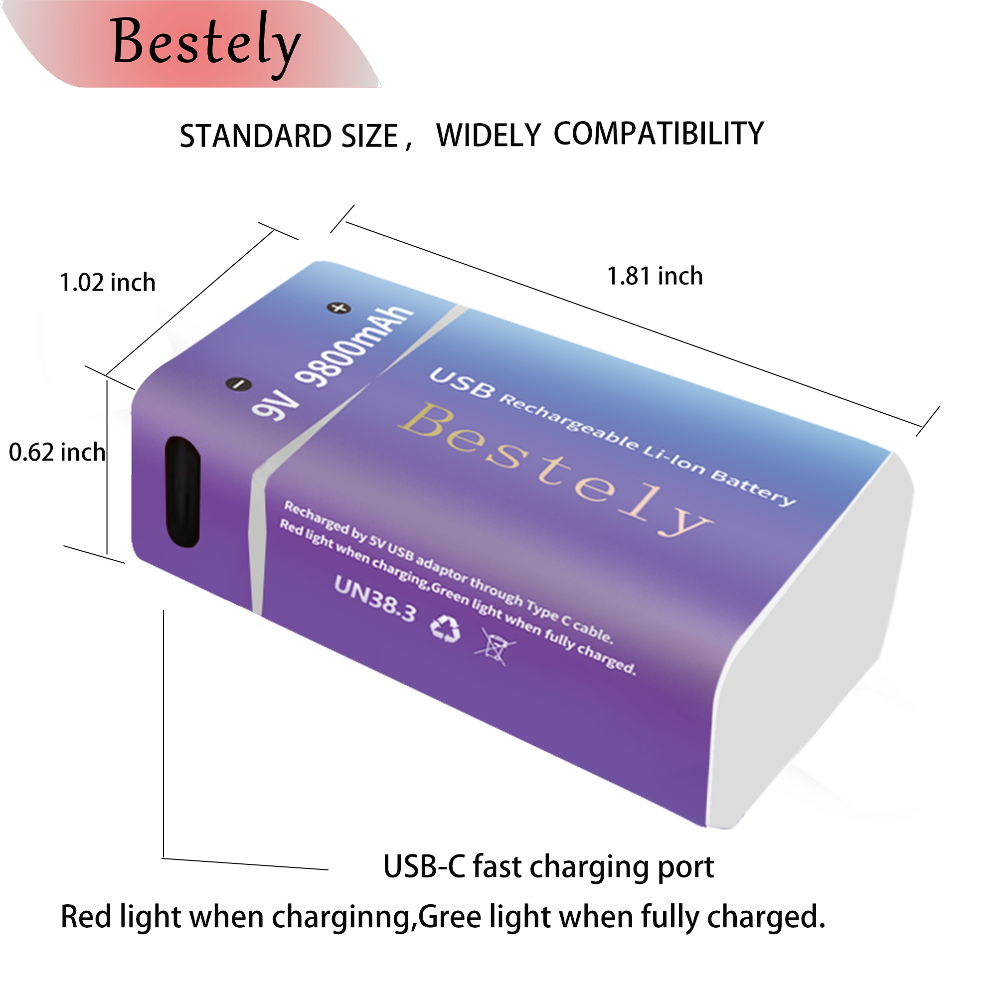 New 9V Rechargeable Li-ion Bat - Smoke Detector Interconnected บทวิจารณ์และราคา