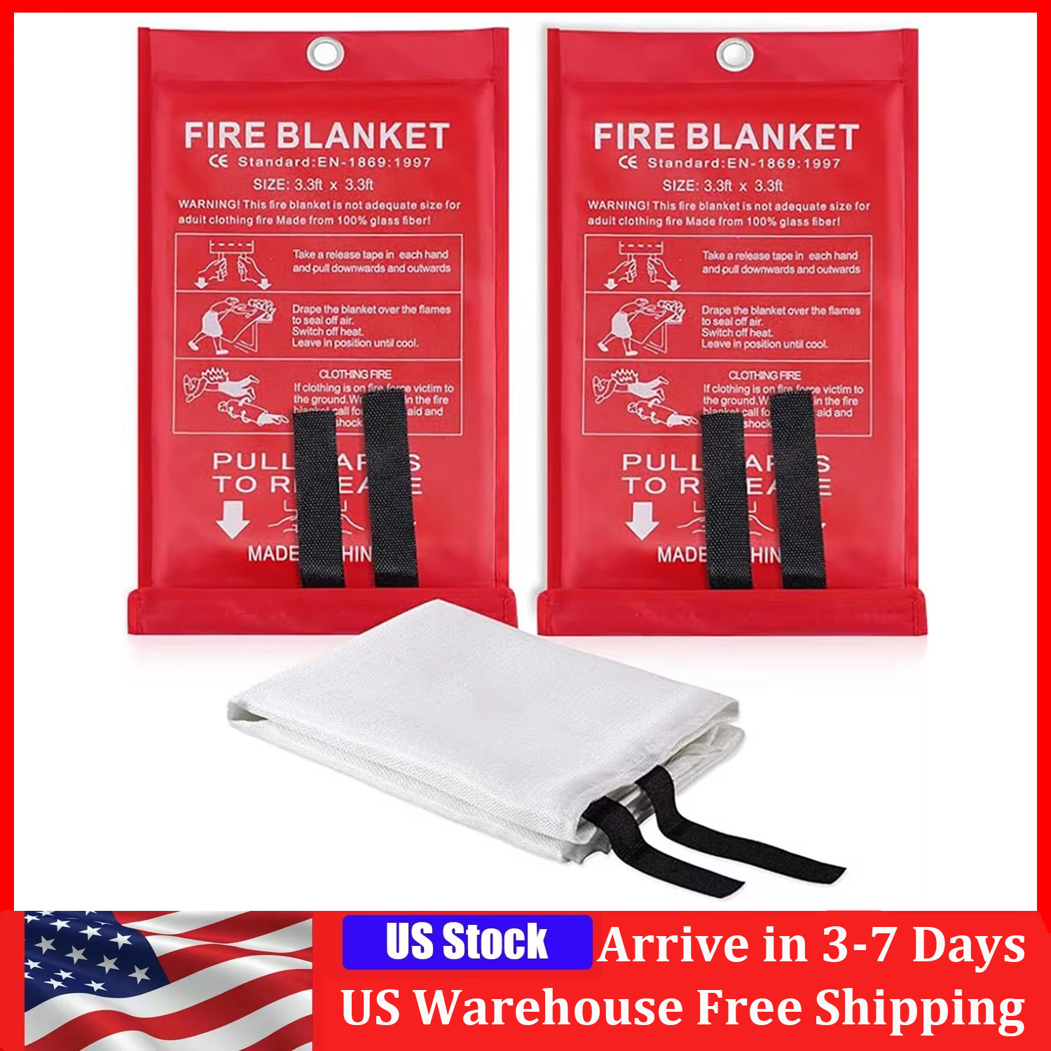 1M*1M Fire Blanket, Kitchen Es - Fire Blanket Kitchen บทวิจารณ์และราคา