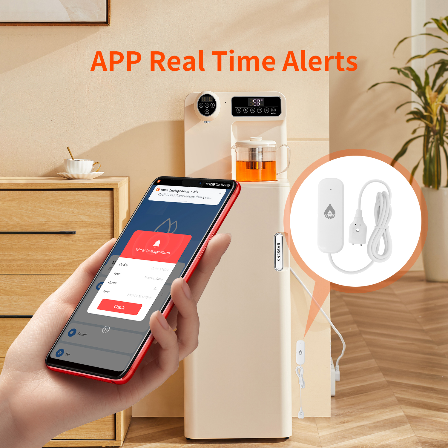 YFK Tuya WiFi Water Leakage Se - Water Alarm Sensor บทวิจารณ์และราคา