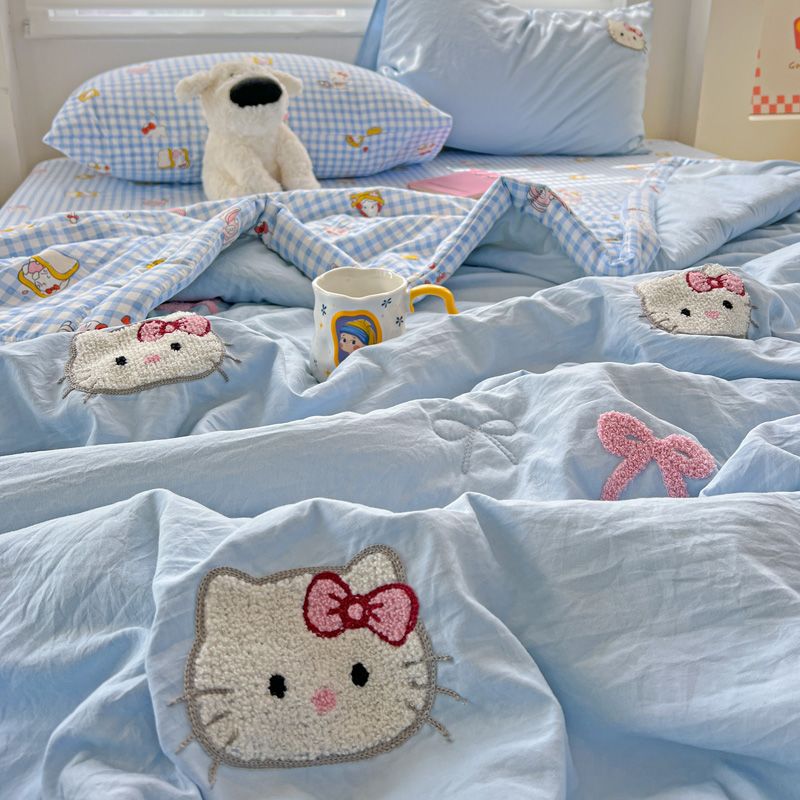 Cartoon Hello Kitty Children's - Fire Blanket Kitchen บทวิจารณ์และราคา