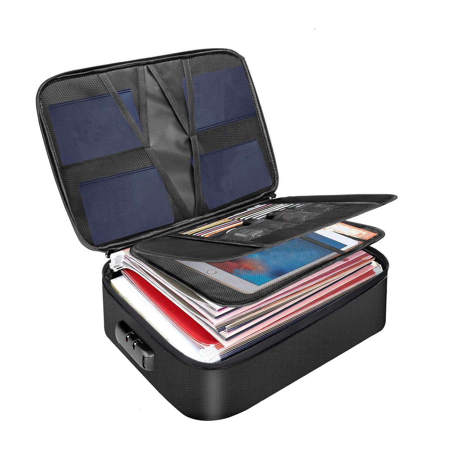 Fireproof Document Bag with Lo - Fire Safe Document บทวิจารณ์และราคา