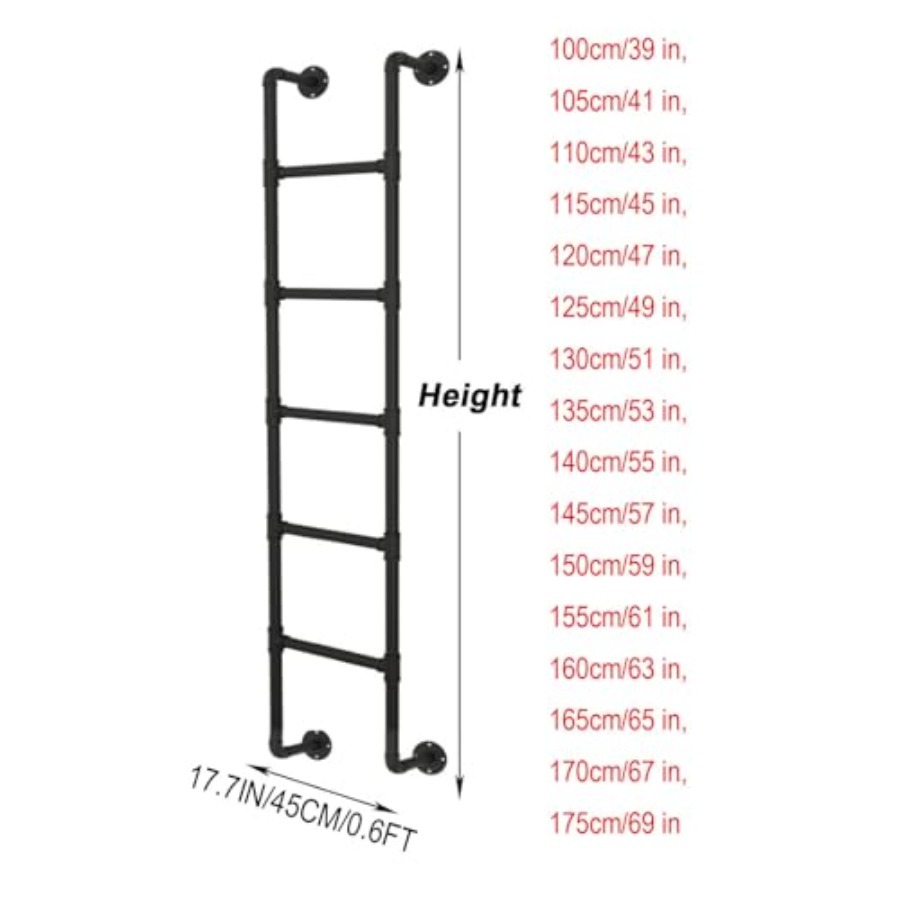 Wall Mounted Metal Step Ladder - Fire Escape Ladder บทวิจารณ์และราคา