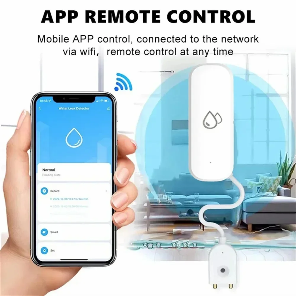 Tuya WiFi Water Sensor Leakage - Water Alarm Sensor บทวิจารณ์และราคา