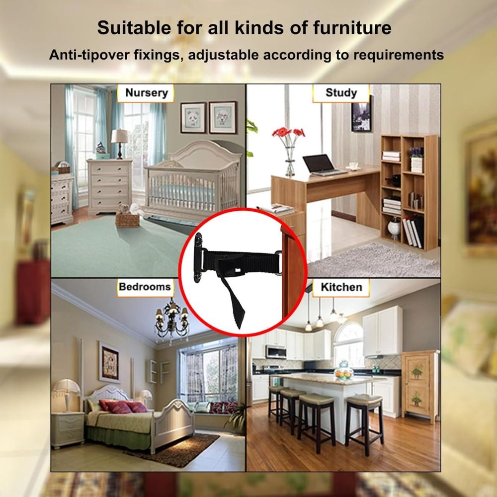 Earthquake Proof Furniture Anc - Earthquake Anchor Strap บทวิจารณ์และราคา