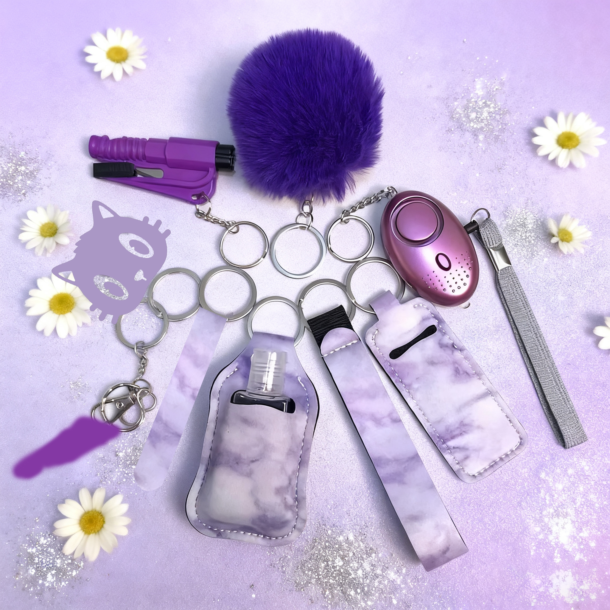 10Pcs Girl Security Self Defen - Personal Alarm Keychain บทวิจารณ์และราคา
