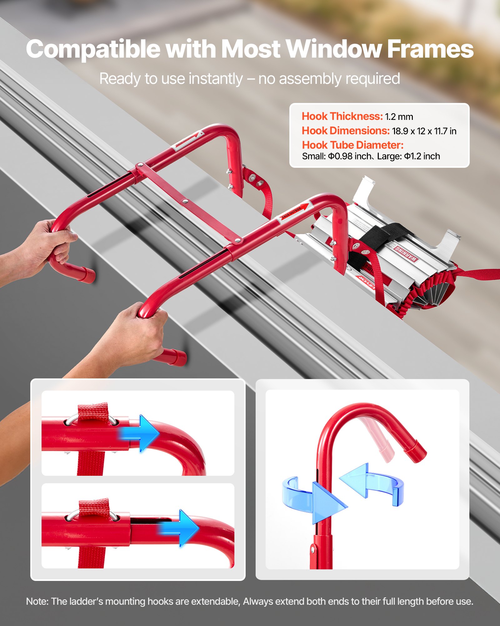 Fire Escape Ladder, 5-6 Story  - Fire Escape Ladder บทวิจารณ์และราคา