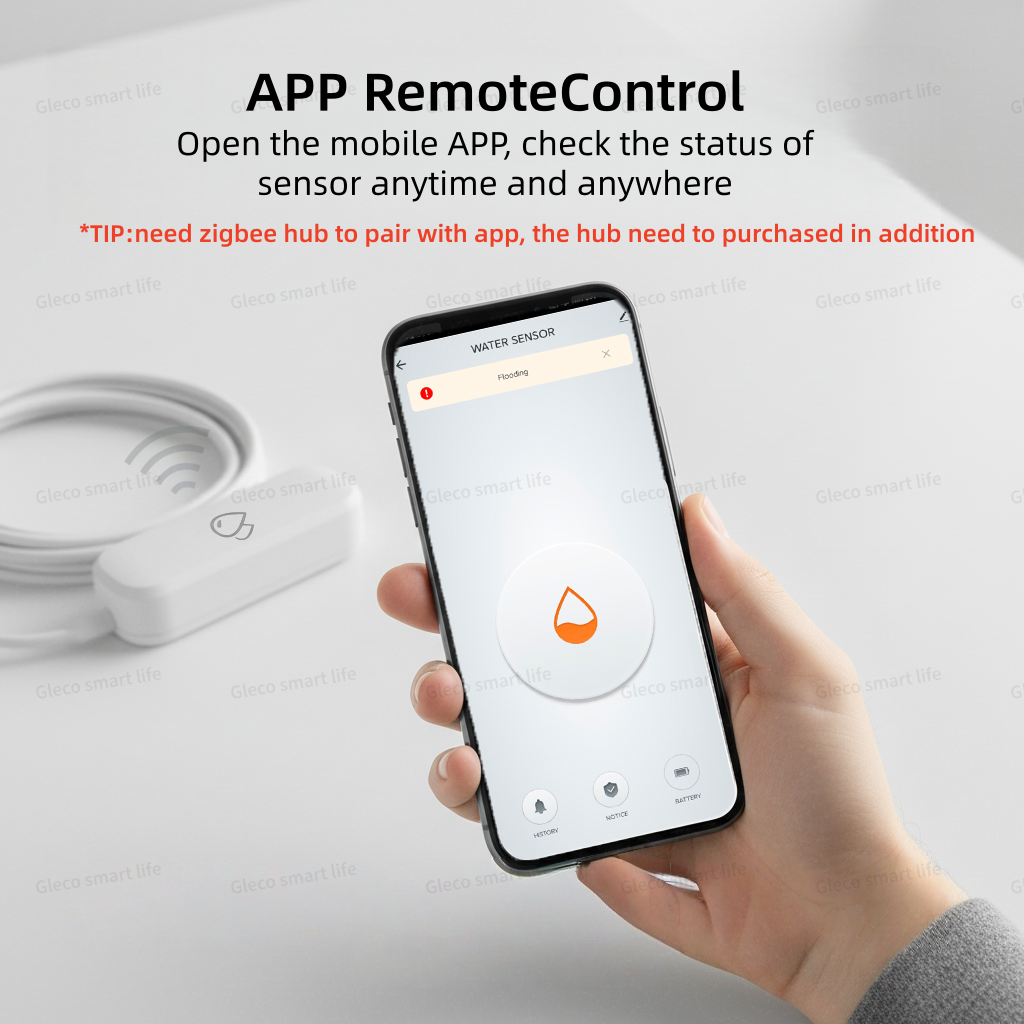 Tuya Zigbee Water Leak Sensor  - Water Alarm Sensor บทวิจารณ์และราคา